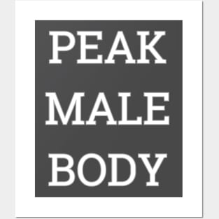 Peak Male Body Posters and Art